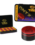 TIGER ONYX LAMINATED CUE TIP - MEDIUM