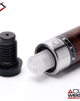 Baguette de billard Cuetec Cynergy Truewood Mappa Burl II, rouge et noir, sans grip, 11,8 mm, 19 oz