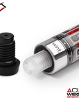 Baguette de billard Cuetec Cynergy Nineball Series, gris requin (Shark Gray Stain), grip en cuir pleine fleur, 11,8 mm, 19 oz