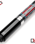 BAGUETTE DE BILLARD CUETEC CYNERGY NINEBALL SERIES - BLEU INDIGO - GRIP EN CUIR PLEINE FLEUR - 12,5 MM - 19 OZ