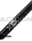 ACTION ADVENTURE POOL CUE ADV101 BLACK REAPER 19OZ 13MM