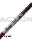 ACTION ADVENTURE POOL CUE ADV102 BURGUNDY REAPER 19OZ 13MM