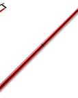 AVID CHROMA CRIMSON POOL CUE NO WRAP 11.75MM 19OZ
