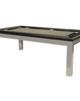 LA CONDO ÉVOLUTION STAINLESS RECTANGLE GAME TABLE