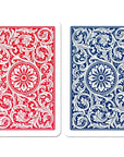 COPAG JEU DE CARTES BRIDGE EN PLASTIQUE MODÈLE 1546 JUMBO ROUGE ET BLEU