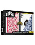 COPAG PLASTIQUE BRIDGE DECKCARDS 1546 REGULAR RED AND BLUE