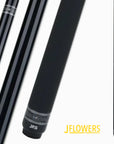 J FLOWERS CADEN POOL CUE EBONY BLACK CARBON FIBER SHAFT 13MM 190Z