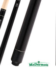 MCDERMOTT POOL CUE LUCKY SERIES L1 BLACK 13MM 190Z