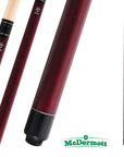 MCDERMOTT POOL CUE LUCKY SERIES L5 RED 13MM 190Z