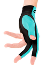PREDATOR ALBIN OUSCHAN SECOND SKIN TEAL/BLACK BILLIARD GLOVE - LEFT HAND ONLY