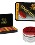 TIGER SNIPER LAMINATED CUE TIP - MEDIUM/SOFT