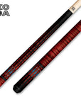 BAGUETTE DE BILLARD KODA SPORTS KD55RD - ROUGE 12.5MM 19OZ