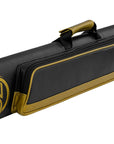 PREDATOR ROADLINE BLACK AND GOLD HARD POOL CUE CASE - 2B/4S
