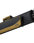 PREDATOR ROADLINE BLACK AND GOLD HARD POOL CUE CASE - 2B/4S