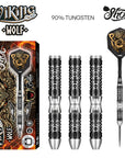 SHOT VIKING WOLF STEEL TIP DARTS SET 90% TUNGSTEN 24G