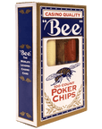 BEE PREMIUM POKER CHIPS 100 PER BOX