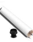 PREDATOR QR2 POOL CUE WHITE EXTENSION WITH BUMPER - 8"