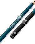 Predator 52 Blue Turquoise Shorty Sport Pool Cue - Sport Wrap