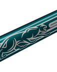 Predator 52 Blue Turquoise Shorty Sport Pool Cue - Sport Wrap