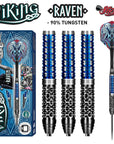 VIKING RAVEN STEEL TIP DART SET-90% TUNGSTEN BARRELS