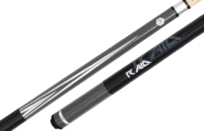 BAGUETTE DE BILLARD RAID COLORZ H CH-06 NOIR ET GRIS 13MM 19OZ