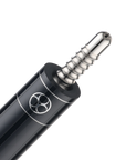 POISON MAELITH POOL CUE WITH CARBON FIBER SHAFT - BLACK/RED - NO WRAP 12.4MM 19OZ