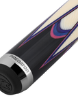 MANCHE PREDATOR SANG LEE SERIES 2 NOIR/ROSE/BLEU/MAUVE/IVOIRE UNI-LOC AVEC GRIP DE LUXE (FLÈCHE NON-INCLUSE) - ÉDITION LIMITÉE