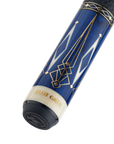 MANCHE DE BAGUETTE DE BILLARD PREDATOR LE AVANT GARDE BLEU AVEC WRAP EN CUIR DE LUXE - ÉDITION LIMITÉE