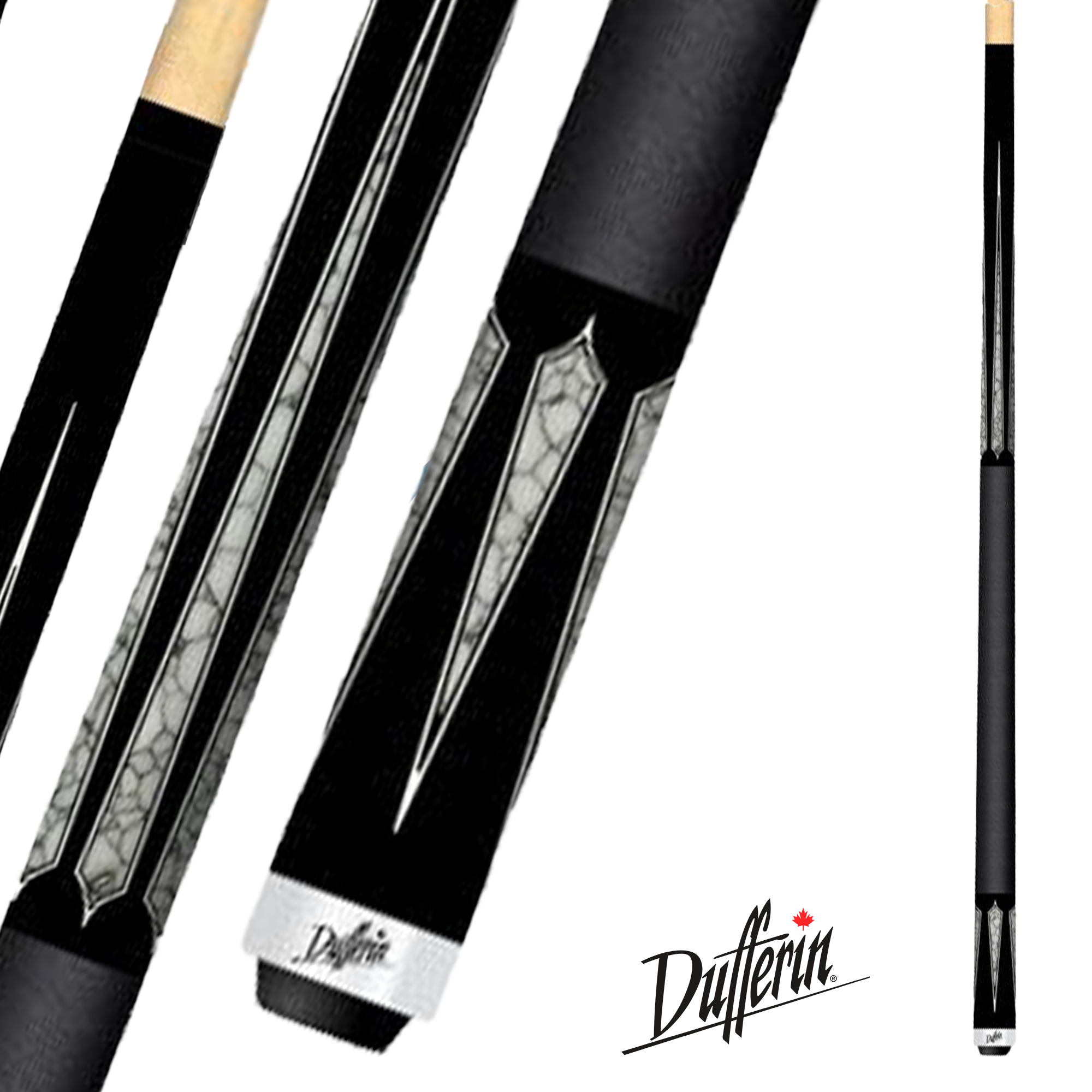 DUFFERIN POOL CUE STONE ICK SERIES ICK-2R GREY WRAP 13MM 19OZ