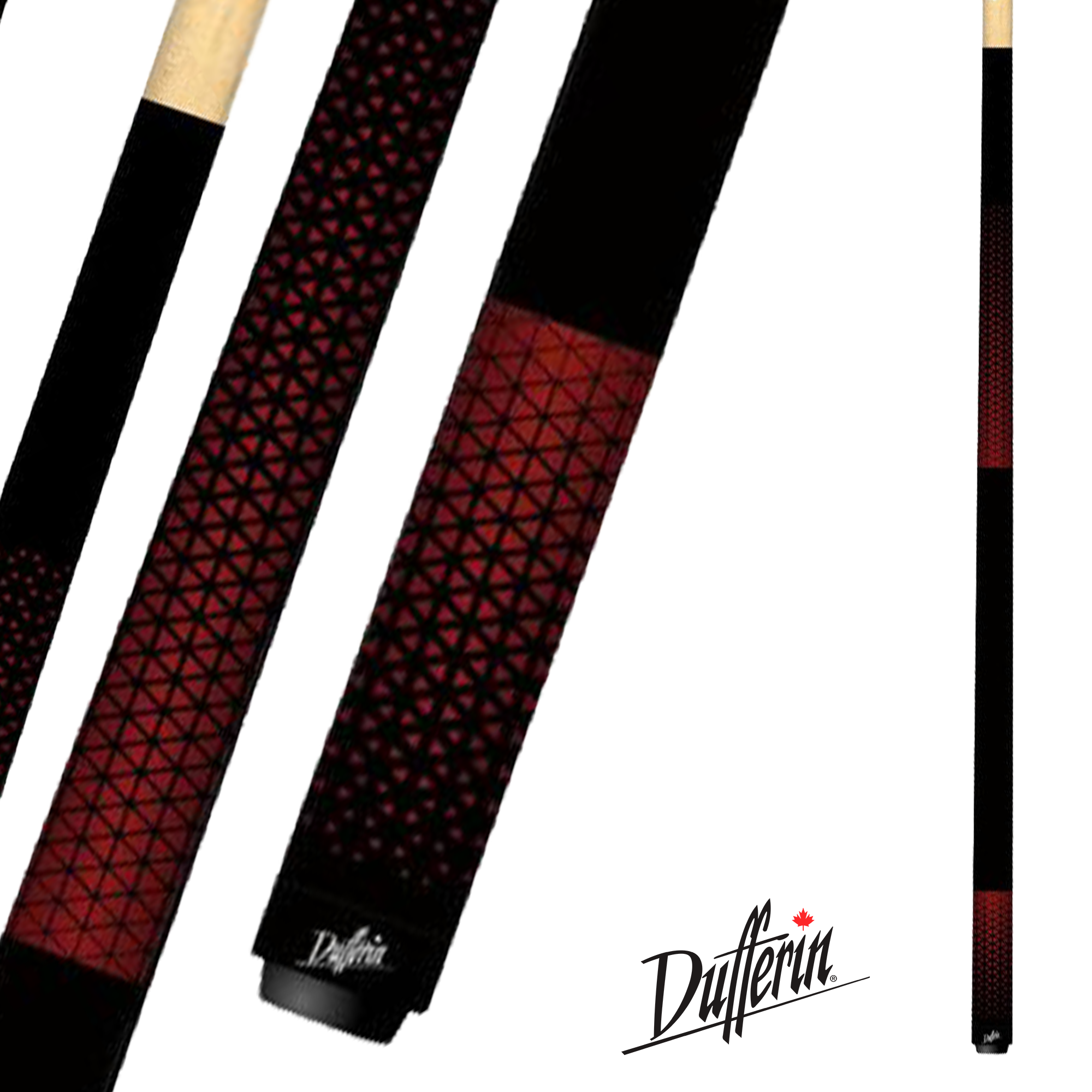 DUFFERIN POOL CUE BLOOD 300 CASCADE SERIES 13MM 19OZ
