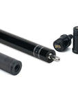 J FLOWERS CADEN POOL CUE EBONY BLACK CARBON FIBER SHAFT 13MM 190Z