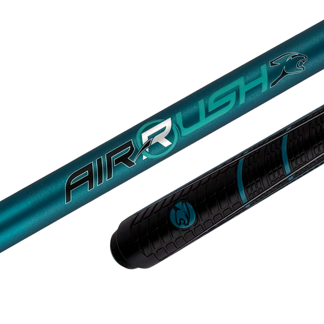 MANCHE DE BAGUETTE DE BILLARD PREDATOR AIR RUSH COULEUR DE L'ANNÉE SARCELLE AVEC WRAP SPORT - ÉDITION LIMITÉE