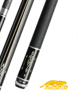 PREDATOR BUTT BLAK 1 EBONY BLACK/PATTERNS UNI-LOC LEATHER WRAP (SHAFT NON INCLUDED)