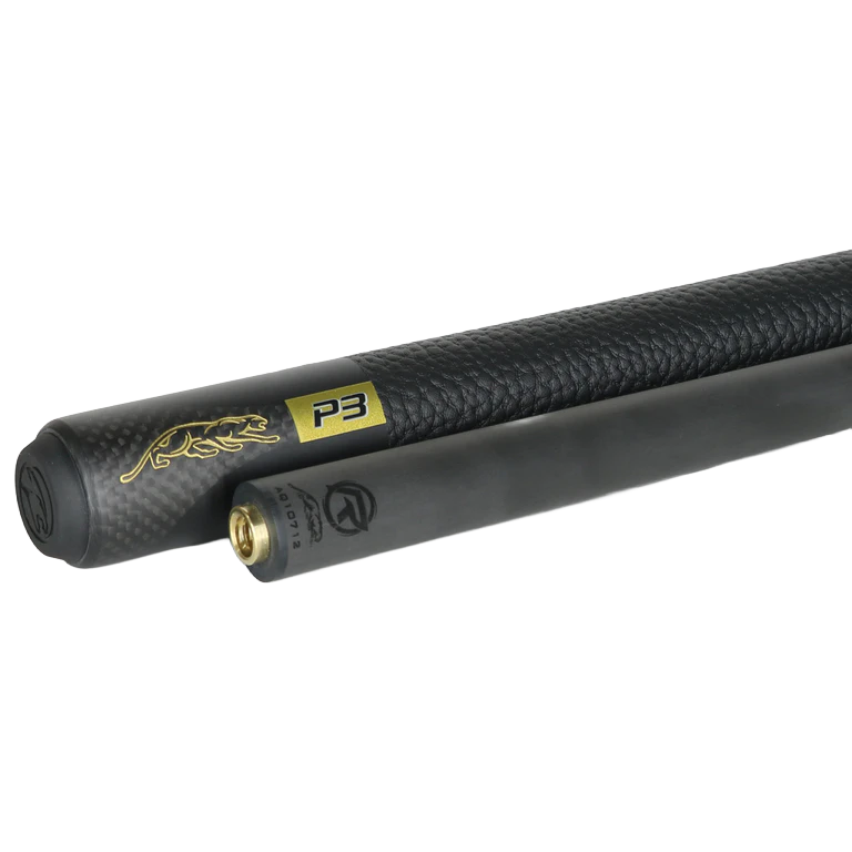 BAGUETTE DE BILLARD PREDATOR P3 NOIRE ET OR ÉDITION LIMITÉE GRIP CUIR LUXE