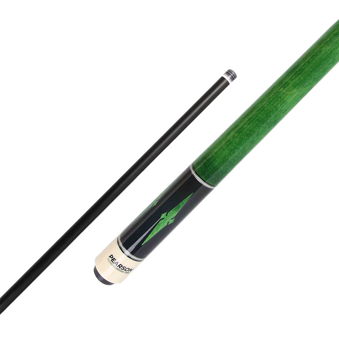 PEARSON POOL CUE PLAYERS SERIES PP-GREEN - CARBON SHAFT NO WRAP 12.5MM