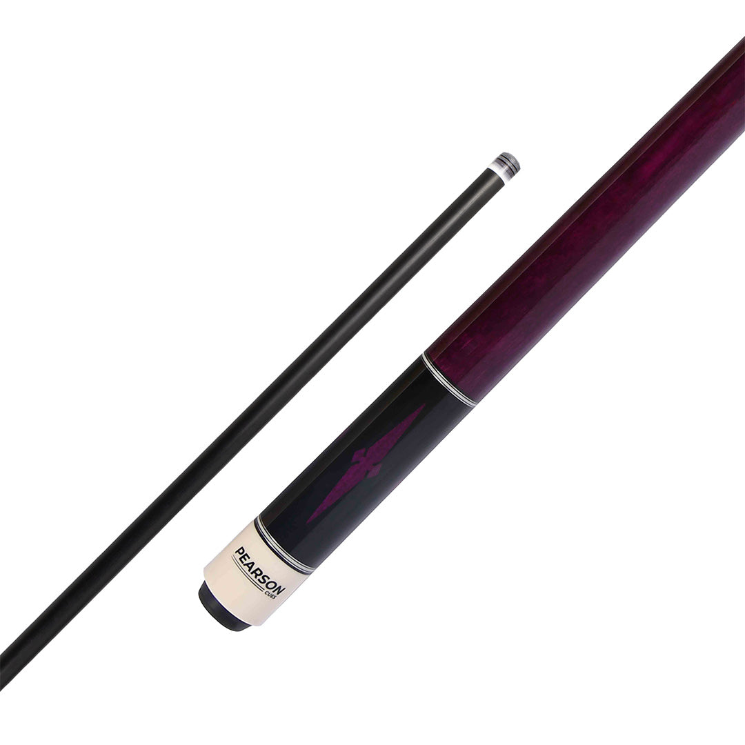 BAGUETTE BILLARD PEARSON PLAYERS SERIES PP-PURPLE - FLÈCHE CARBONE SANS GRIP 12.5MM