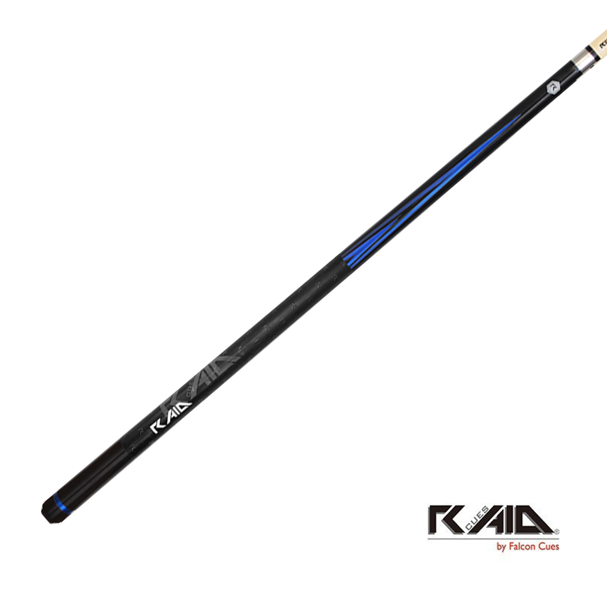 BAGUETTE DE BILLARD RAID COLORZ H CH-03 NOIR ET BLEU 13MM 19OZ