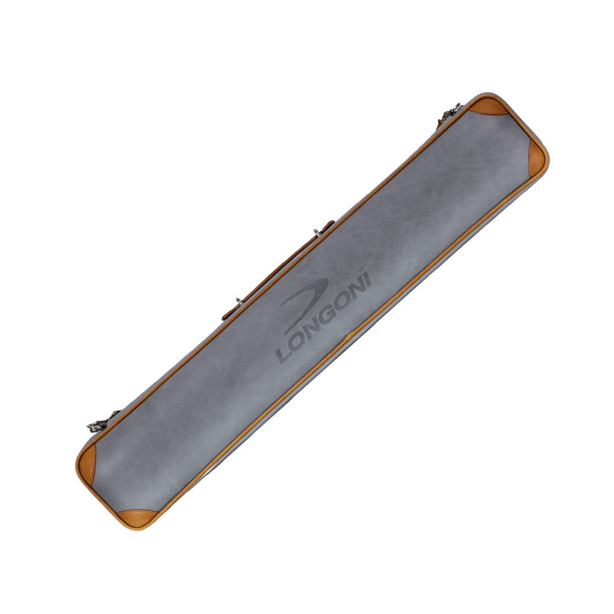 LONGONI ESSENZA LEATHER CASE 6397 GREY/BROWN 4B/6S