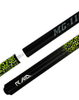 BAGUETTE DE BILLARD RAID SAUT ET CASSE NOIR ET VERT 13.5MM 19OZ