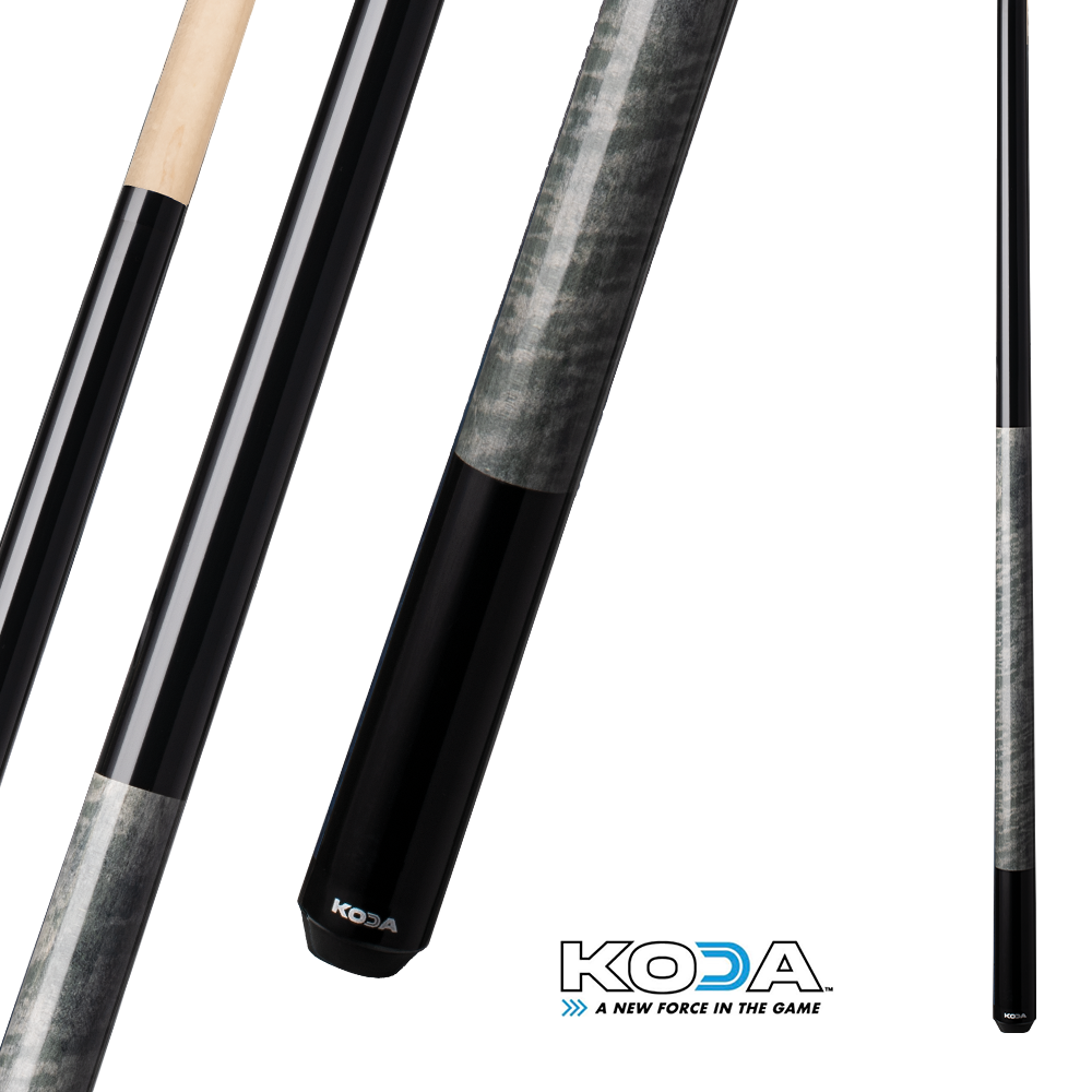BAGUETTE DE BILLARD KODA SPORTS KD23 NOIR ET GRIS 12MM 19OZ