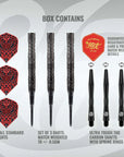 FLÉCHETTES SHOT WARRIOR KAPENE POINTE SOUPLE - BARREAUX EN TUNGSTÈNE À 90%