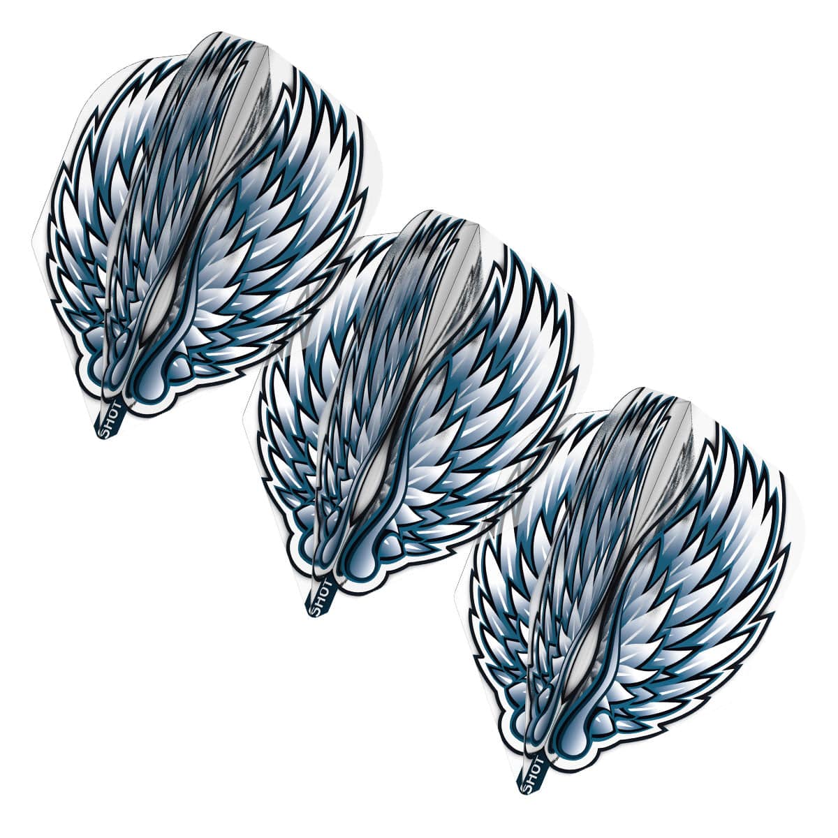 SHOT BIRDS OF PREY EAGLE WINGS DART FLIGHTS SET 3 - SMALL STANDARD