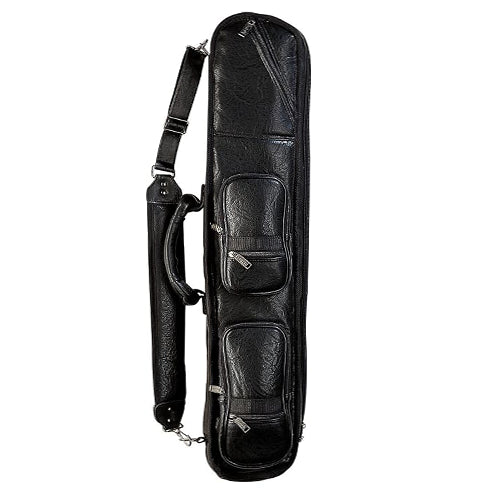 BRUNSWICK CUE CASE SOFT LC-3 LEATHERETTE BLACK 4B/8S