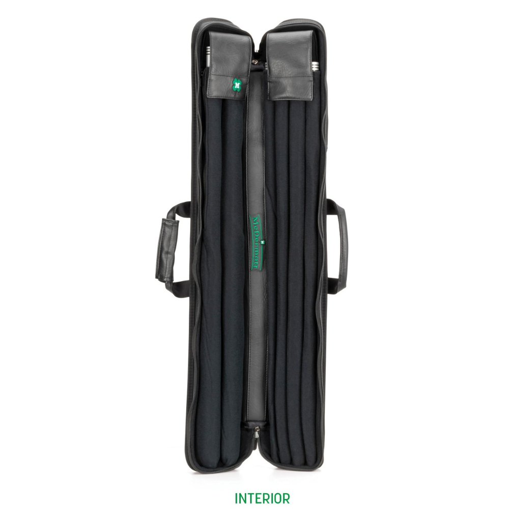 MCDERMOTT BUTTERFLY SOFT CUE CASE BLACK 2B/4S