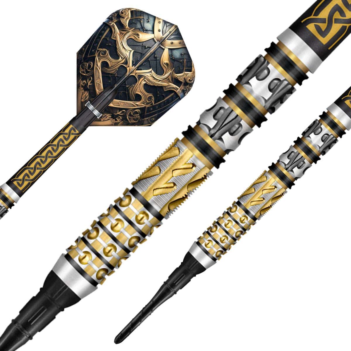 FLÉCHETTES SHOT VIKING ODIN POINTE SOUPLE - BARREAUX EN TUNGSTÈNE À 95%