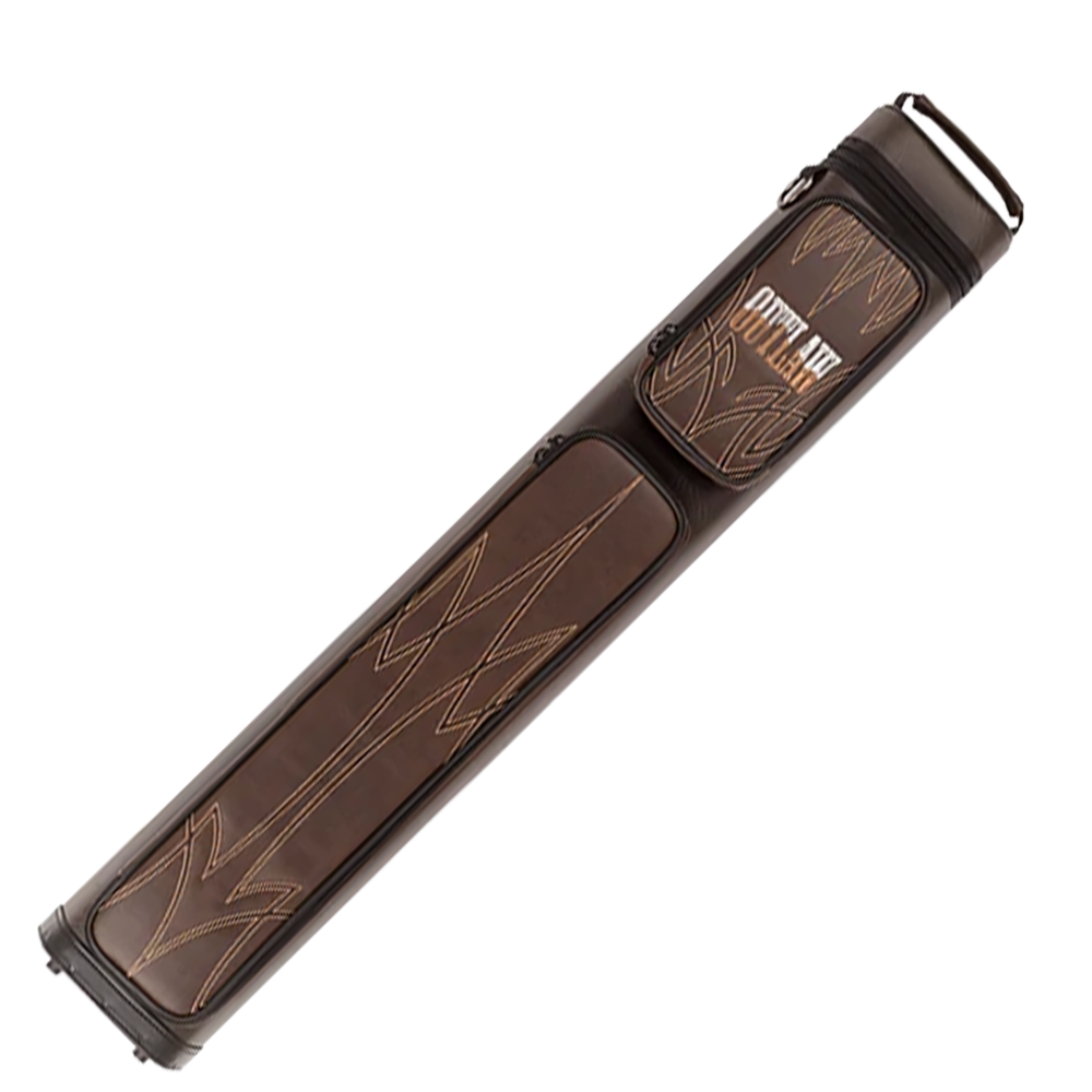 OUTLAW OLB35G 3X5 HARD CUE CASE - BROWN/BLACK - LIMITED EDITION