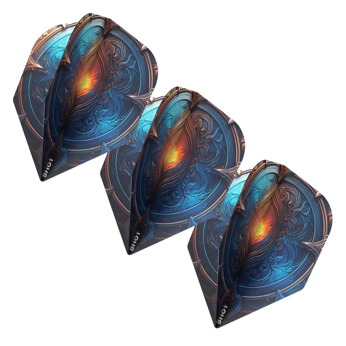 SHOT VIKING ASGARD DART FLIGHT SET - SMALL STANDARD