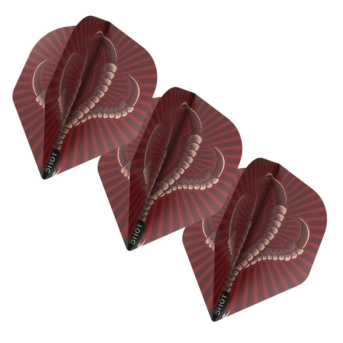 SHOT BIRDS OF PREY OSPREY DART FLIGHT SET OF 3 STANDARD