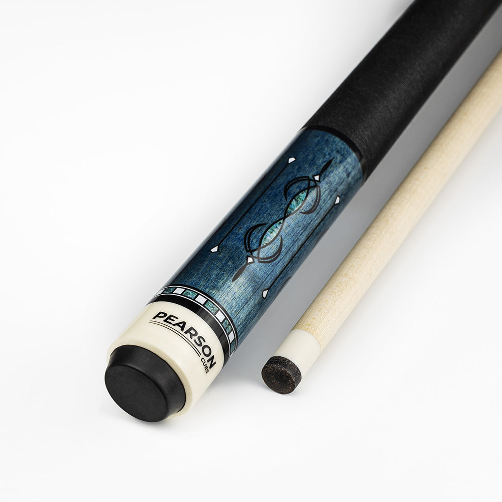 BAGUETTE DE BILLARD PEARSON ENCORE SERIES CC-ENC-3 BLEU WRAP EN LIN 12.4MM