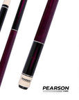 BAGUETTE BILLARD PEARSON PLAYERS SERIES PP-PURPLE - FLÈCHE CARBONE SANS GRIP 12.5MM